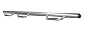 Dominator D3 1-Piece Wheel-to-Wheel Side Steps with Brackets Kit-Stainless Steel