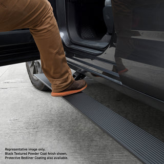 Go Rhino 20442987T - E1 Electric Running Boards With Mounting Brackets - Protective Bedliner Coating