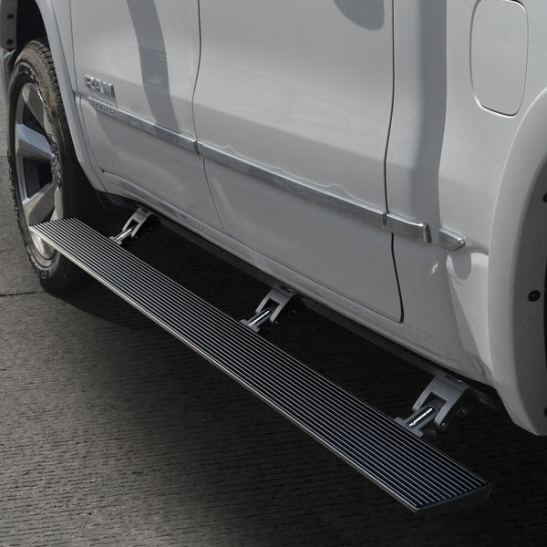 Go Rhino 20436687PC - E1 Electric Running Boards With Mounting Brackets - Textured Black