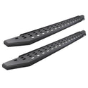 Go Rhino 6944397320PC - RB20 Running Boards - Complete Kit: RB20 Running Board + Brackets + 2 Pair RB20 Drop Steps - Protective Bedliner Coating