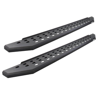 Go Rhino 6944397320PC - RB20 Running Boards - Complete Kit: RB20 Running Board + Brackets + 2 Pair RB20 Drop Steps - Protective Bedliner Coating