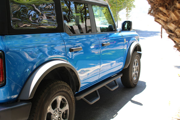 Go Rhino D224129T - Domintator Extreme D2 Side Steps With Mounting Brackets - Textured Black
