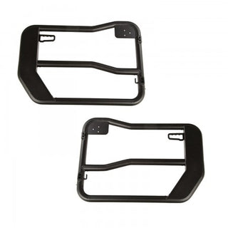 2018-21 Wrangler JL 2020-21 Gladiator JT Rugged Ridge Tube Doors Front Textured Black