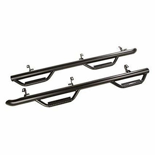Rugged Ridge Spartan Nerf Bar Kit Textured Black 2018-21  Jeep Wrangler JL 4 Door