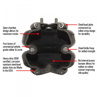 2005-16 Ford F250/F350 Super Duty Firestone Ride-Rite Air Helper Springs Air Bags 2597