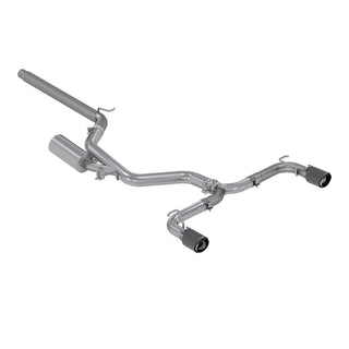 MBRP PRO Series Golf GTI 3" Cat Back Dual Split Rear Exit Exhaust System with CF