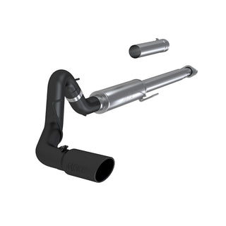 MBRP Exhaust 4in. Cat Back; Single; Black