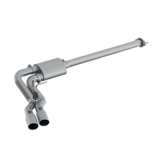 MBRP Exhaust 3in. Cat Back; Single Side Dual Outlet in Front of Rear Wheel; AL; Race Version