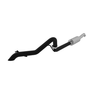 MBRP Exhaust 2 1/2in. Cat Back; Off-Road Tail Pipe; Muffler before Axle; Black Coated