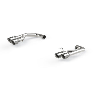 MBRP Exhaust 2.5in. Axle Back; with Quad 4in. Dual Wall Tips; Non Active Exhaust; T304