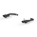MBRP Exhaust 2.5in. Axle Back; with Quad 4in. Dual Wall Tips; Non Active Exhaust; Black Coated
