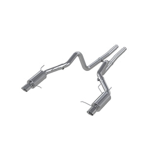 MBRP Exhaust 3in. Cat Back; Dual Split Rear; Street Version; T409