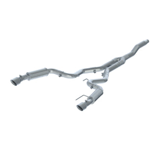 MBRP Exhaust 3in. Cat Back; Dual Split Rear; Race Version; 4.5in. Tips; T409