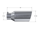 MBRP Exhaust Tip; 8in. O.D.; Rolled End; 5in. Inlet 18in. In Length; T304