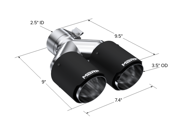 MBRP Armor Pro Exhaust Carbon Fiber Tip