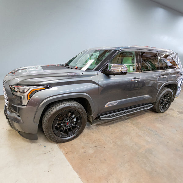 Go Rhino 69443973SPC - RB20 Slim Running Boards - Complete Kit: RB20 Slim Running Board + Brackets - Textured Black