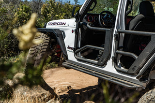 Body Armor 4x4 2018-25 Jeep Wrangler JL Gladiator JT Tube Doors,  Rear, Pair