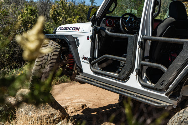 Body Armor 4x4 2018-25 Jeep Wrangler JL Gladiator JT Tube Doors,  Front, Pair