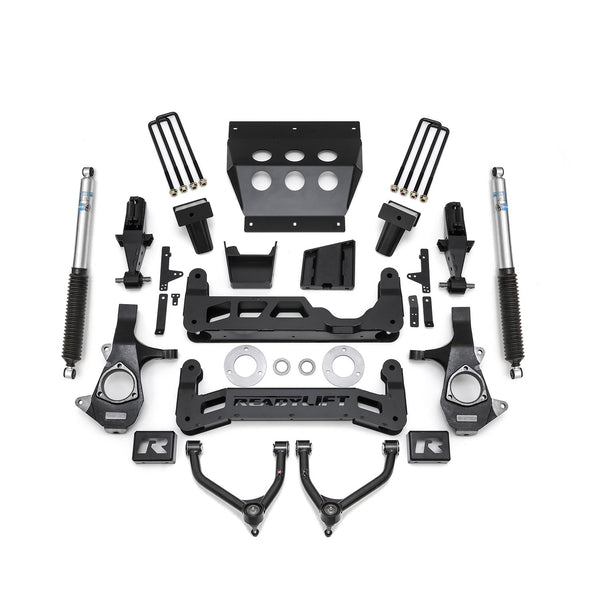 ReadyLIFT 2014-2018 7'' Big Lift Kit With Upper Control Arms For Stamped Steel OE Upper Control Arms With Bilstein Shocks