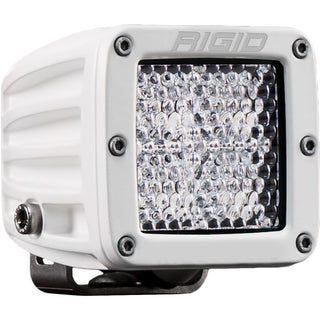 RIGID D-Series PRO Light Flood Diffused Surface Mount White Housing Single