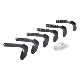Go Rhino 6941766 - V-Series V3 RB30 And RB Slim Side Steps - MOUNTING BRACKETS ONLY - Textured Black