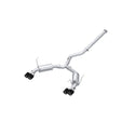 MBRP Exhaust 3" Cat Back Dual Split Rearwith Carbon Fiber Tips T304 Street Version