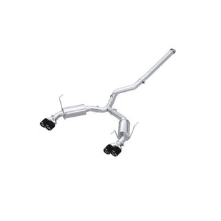 MBRP Exhaust 3" Cat Back Dual Split Rearwith Carbon Fiber Tips T304 Street Version