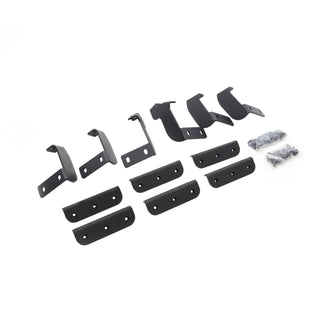 Go Rhino D64436TK - Dominator Xtreme D1D2 D6 DSS DT Side Steps - Mounting Brackets Only - Textured Black