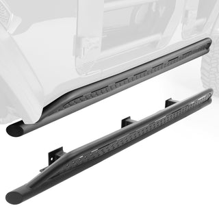 Go Rhino FS4506T - Dominator Xtreme D1 SideSteps With Mounting Bracket Kit - Textured Black