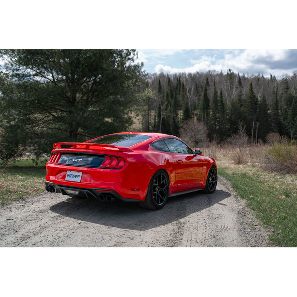 MBRP Exhaust 2.5in. Axle Back; with Quad 4in. Dual Wall Tips; Non Active Exhaust; T304