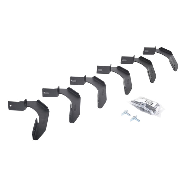 Go Rhino - 6941265 - RB10/RB20 Running Boards - MOUNTING BRACKETS ONLY - Textured Black