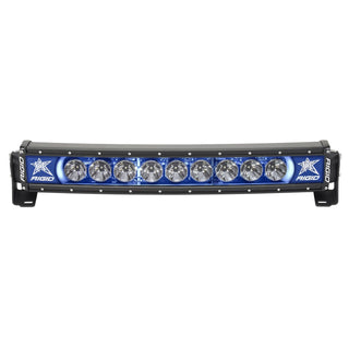 RIGID Radiance Plus Curved Bar Broad-Spot Optic 20 Inch With Blue Backlight