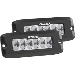 RIGID SR-Q Series PRODriving Optic Flush Mount Black Housing Pair