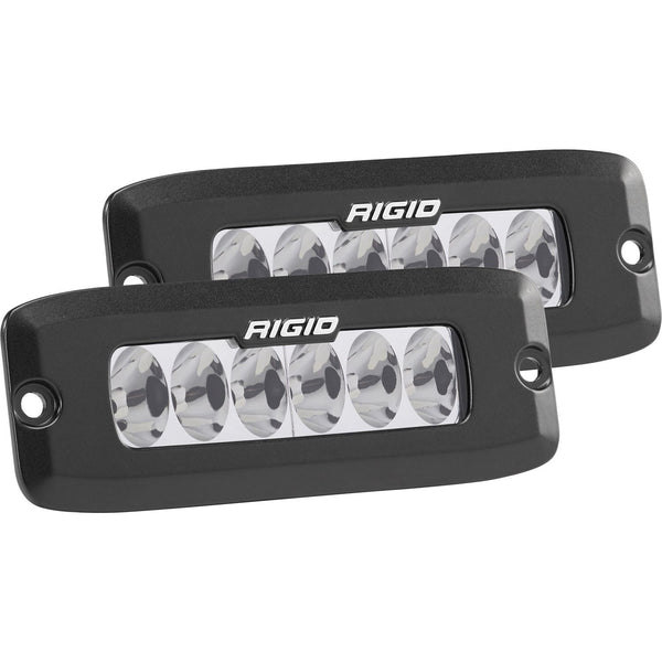 RIGID SR-Q Series PRODriving Optic Flush Mount Black Housing Pair