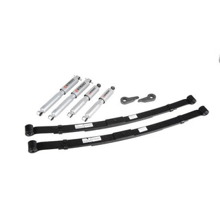 BELLTECH 637SP LOWERING KITS  Front And Rear Complete Kit W/ Street Performance Shocks 1982-1994 Chevrolet S10/S15 Pickup Blazer (4WD exc. ZW-7 option) 1 in. or 3 in. F/3 in. R drop W/ Street Performance Shocks