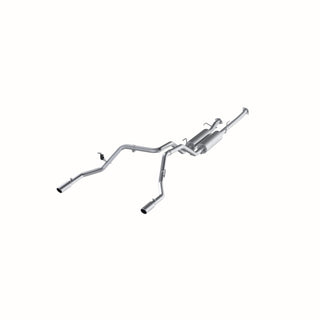 MBRP Exhaust 2 1/2in. Cat Back; Dual Split Rear; AL