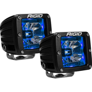 RIGID Radiance Pod With Blue Backlight Surface Mount Black Housing  Pair