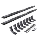 Go Rhino V3415880T - V3 Series Aluminum Side Steps with Mounting Brackets - Textured Black