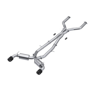 MBRP Exhaust 3" Cat Back Dual Rear T304 with Carbon Fiber Tips