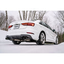 MBRP Exhaust 3" Cat Back Quad Split Rearwith Carbon Fiber Tips T304