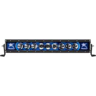 RIGID Radiance Plus LED Light Bar Broad-Spot Optic 20 Inch With Blue Backlight