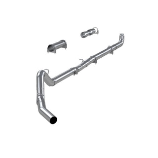 MBRP Exhaust 4in. Down Pipe Back; Single Side; Off-Road (includes front pipe)-no muffler