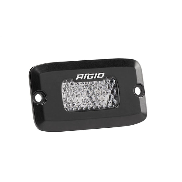 RIGID SR-M Series PRO Flood Diffused Flush Mount Black Housing Single
