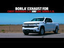 2019-2023 Chevy Silverado 1500 GMC Sierra 1500 Borla Touring Cat-Back Exhaust System Black Tips