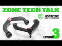 Zone Offroad Adventure Series Upper Control Arm Kit 2019-23 Chevy GMC Silverado 1500