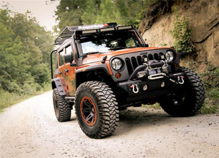 2007-18 Jeep Wrangler JK Rugged Ridge Hurricane Flat Fender Kit for