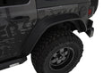 2018-24 Jeep Wrangler JLU 4 Door Flat Style Fender Flares Bushwacker