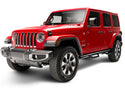 2018-25 Jeep Wrangler JLU N-Fab Nerf Step Gloss Black 4 Door