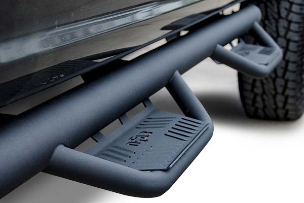 2018-25 Jeep Wrangler JLU N-Fab Podium LG Step Textured Black 4 Door