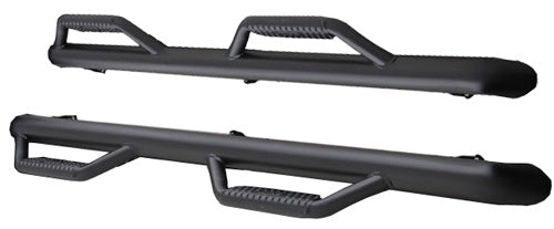 2018-25 Jeep Wrangler JLU N-Fab Nerf Step Textured Black 4 Door
